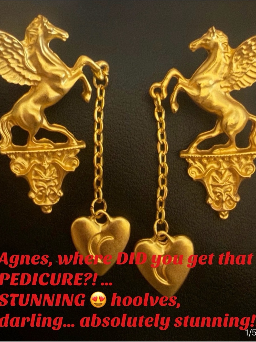 NWOT “In My Wildest Earlobe Dreams!!!” 🏇🐎🐴
Winged Horse Earrings